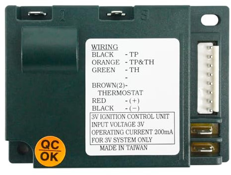 Durablow Fireplace Electronic IPI Pilot Ignition Control Module Replacement for Dexen 593-592, GM-6KA, Hearth Home Technologies HHT 350-M