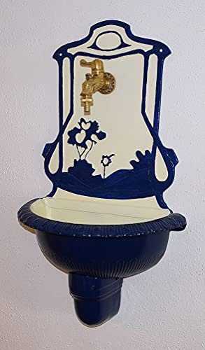 Graf von Gerlitzen Bassena Wandbrunnen Wand Brunnen Blumenampel Wasser Zapfstelle Antik Jugendstil FOU5-CDB-Drache