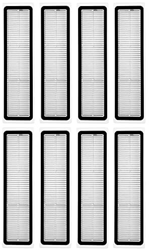 Lot de 8 filtres HEPA pour aspirateur robot Xiaomi Dreame D9