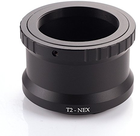 JINTU Adaptateur d'objectif T-Mount (T/T-2) pour téléobjectif 420-800 mm pour appareil photo Sony a7 a7R a7s II III IV a9 Alpha 1 a6600 a6500 a6400 a6300 a6100 a6000 a5100