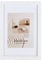 Holz Bilderrahmen Plexi Lifestyle Foto Rahmen Collage Wanddeko Poster HR25: Farbe: Weiß | Format: 30x45