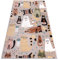 rugsx Teppich Fun Kittens Kinderteppich für Babyzimmer, Spielteppiche, Kinderzimmer, Moderne, Katzen beige 140x190 cm