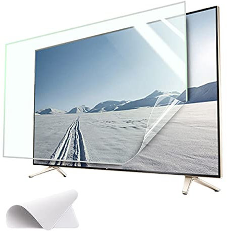 Protection des yeux 75-85 pouces Film AG mat - Filtre de protection d'écran TV antireflet/anti-lumière bleue/anti-éblouissement - pour SHARP, SONY, SAMSUNG, Hisense, LG etc. / A / 75inch 1645x930mm