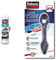 Lot de 2 produits Rubson - Mastic Bain & Cuisine Couleur Noir Intense, Joint silicone multi-matériaux renforcé en antifongiques, mastic sanitaire coloré, souple & étanche, 280 ml & Ouvre cartouche et lisseur