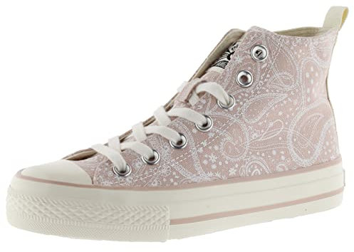 victoria Botín Tribu Lona Bandana & Sello Retro & Suela Acabado Brillo 1057102 para Mujer Nude 40