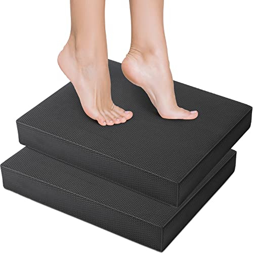 Balance-Pad, dickes Schaumstoff-Pad, Yoga-Kern-Training, Übungspad für Kinder und Erwachsene, Physiotherapie, Fitness, Stabilität, Workout, Knie, Knöchel, Krafttraining, Heimarbeit, Boden (40,6 x 33 x