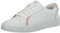 Keds Damen Pursuit Schnürschuh Sneaker, White/Blush Leather, 40 EU