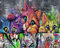Tucocoo Graffiti Art Couple Peinture par numéros pour adultes Banksy Street Love Couple DIY Peinture à l'huile Peinture acrylique Kits de peinture sur toile avec peinture acrylique Banksy Art 40,6 x