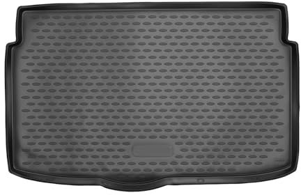 Kofferraummatte Kofferraumwanne für Hyundai i20 2020-2025 Gummi TPE Schwarz