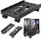 CPU Holder,Supporto Per Torre,Carrello Porta PC Con 4 Rotelle,Regolabile,Custodia Per Computer,Supporto Universale Per CPU Per Ufficio,Famiglia(Nero)