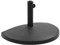 Gecheer Parasol base half-round 15 kg black polyresin Lawn, garden Model45199