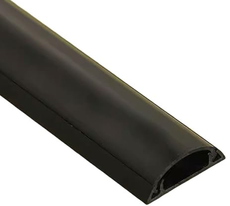 RobustWeg Half Round Paintable Cable Trunking,Half Round Cable Cover,Speaker Wire Hider,Cable Trunking,Corner Wire Hider,Cable Management To Hide Wires On Wall,Cable Cover,Hide Wires For TVs