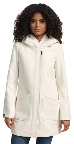 MARIKOO Damen Mantel Trenchcoat Wintermantel Übergangs Jacke Parka Lang B819