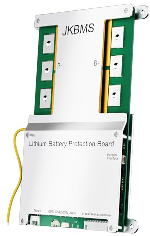 JKBMS Smart BMS mit Heat CAN RS485 4S-8S 12V-24V 300A 2A Aktives Balance-BMS mit Bluetooth Batterieschutzplatine für Li-Ion,LiFePO4 und LTO Lithium-Akkupacks (JK-B2A8S30P-HC)