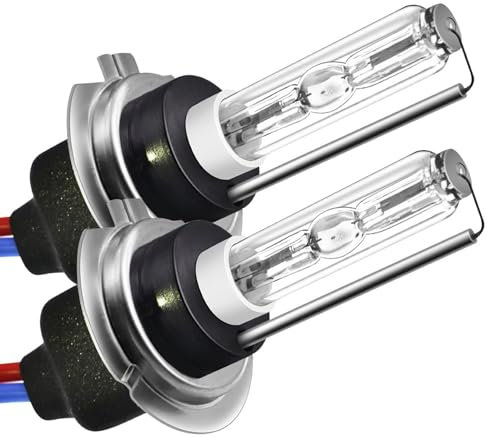 1 paio di lampadine di ricambio per fari allo xeno H7, 35 W, 12000 K, estremamente luminose