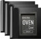 Lxrious Large Oven Liner 3Pack, Premium Extra Thick Oven Liners for Fan Assisted Ovens, Silicone Oven Liner Non Stick 40 x50cm, Oven Liners for Bottom of Oven, Oven Mat, Baking Mats, BBQ Grill Mat
