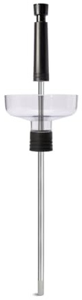 Airtender Weinbelüfter Pro (silber, rostfreier Edelstahl, wiederverwendbar, Weinverschluss, Weinkenner, Haltbarkeit erhöhen, Küchenhelfer, Geschenkidee) 81446