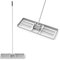 GOPLUS Rastrillo de Nivelación de Césped, Rastrillo Jardín con Mango Ergonómico 170 cm, Nivelador para Jardinería, Paisajismo, Nivelación, Patio, Campo de Golf (Plateado 75 x 25 cm)