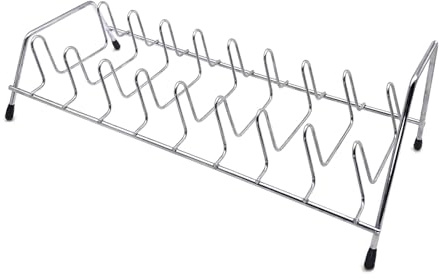 DBOO 8 Trennwände, Drahtplattenregal und Deckel, Organizer, Pfannen-Organizer, Spülbecken-Abtropfgestell für Schneidebrett, Küchenschrank, Theke, Kochgeschirr