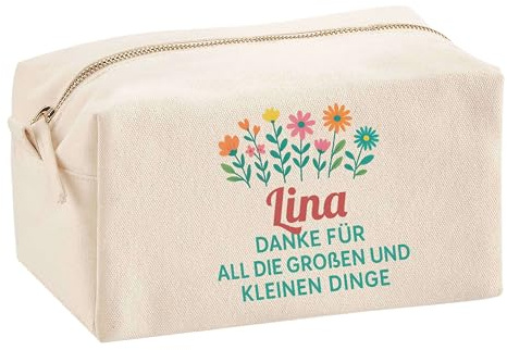 Multifunktionstasche Danke Lina - Geschenk Muttertag Geburtstag Schwester Weihnachten Tante Patentante Wiederverwendbarer Shopper