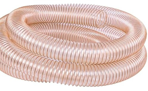 PU-Klarsicht-Flexschlauch, PU Flexibler Staubsaugerschlauch Transparentes PU-Rohr, Staubabsaugung(Wall thickness: 0.63mm,ID 63MM)