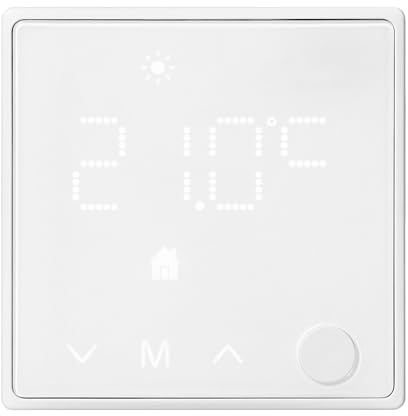 Miratic Tuya Smart WiFi Thermostat – Digitaler Raumthermostat für Heizung 86×86×45 mm IP20 Intelligente Heizungssteuerung