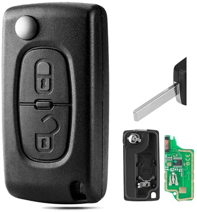 ASK 2 Buttons CE0536 Remote Key Fob For Peugeot 207 307 308 Citroen C2 C3 C4 Picasso Remote Control key with HU83 Blade 46chip 433MHZ