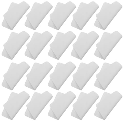 SAFIGLE 24pcs Microfiber Cleaning Cloths Wipes Individually Packaged Grey for Glasses Lens Cleaning Laptop Screen Camera Lens