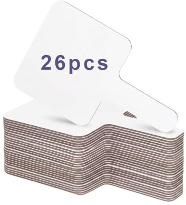 26 pièces Effaçable à sec réponse, Tableaux blancs portables effaçables, Panneaux effaçables à sec, Tableau de bord petit tableau blanc, convient aux élèves, aux salles de classe et aux jeux
