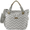 BabaBing Roma Wickeltasche (grau Chevron)