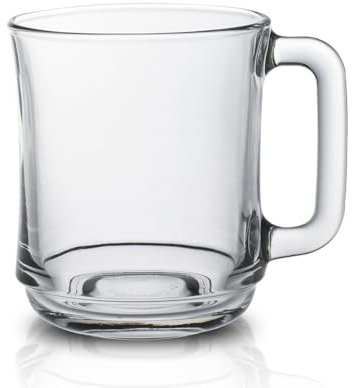 DURALEX 4018 AR06 LYS 6 Kaffeebecher stapelbar Glas transparent 8 cm