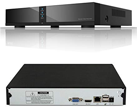 Seculink 8-Canales 4MP/5MP Grabador de Video en Red Super HD NVR Cloud P2P Control Remoto CCTV en Tiempo Real (No WiFi Incorporado)