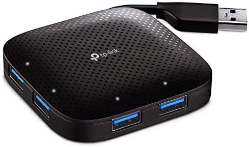 TP-Link 4-Port USB 3.0 Datenhub, Windows Mac OS und Linux, Ultrakompaktes Design, Keine Treiber erforderlich, Bis zu Vier Geräte zugleich(UH400) (Generalüberholt)