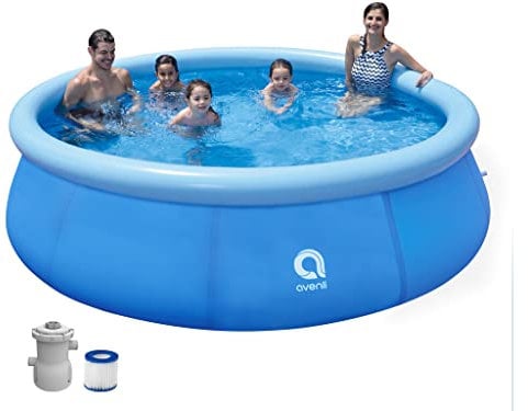 Avenli Piscina autoportante Marin Blue redonda, azul