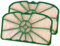 KIT - 2x Filtro Motore Per Aspirapolvere adatti per Vorwerk Kobold Folletto VK200 - VK 200