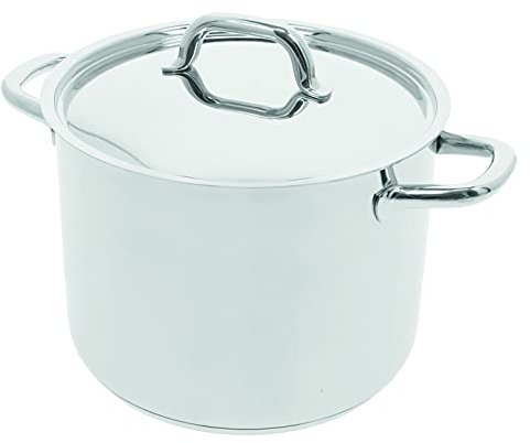 DEMEYERE Pentola con coperchio Classico 3, acciaio inox, compatibile con tutti i piani cottura, piastre a induzione e forni. Rapida conduzione di calore, garanzia 10 anni - Ø 24 cm