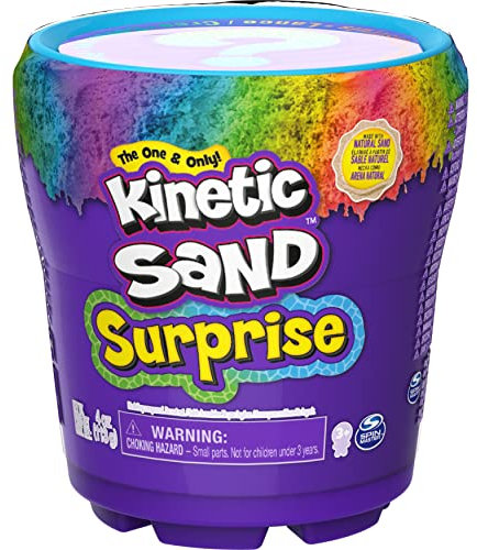 Kinetic Sand, Gläser mit Überraschung, Spielset mit 113 g farbigem Sand – für Kinder ab 3 Jahren