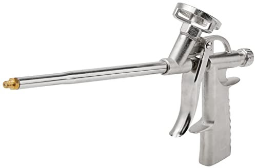 Joyzan Pistolet à Mousse, Mousse Expansible Pulvérisation Aluminium Professionnel Calfeutrage Remplissage l'Étanchéité Polyuréthane Bâtiment Extensible Pulvérisateur Expansif Moussant Isolante