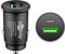 goobay 59521 Chargeur de Voiture 2 Ports avec USB-C PD (Power Delivery), Mini Chargeur Double USB, Voiture et Camion (12 V/24 V), 27 W, Noir
