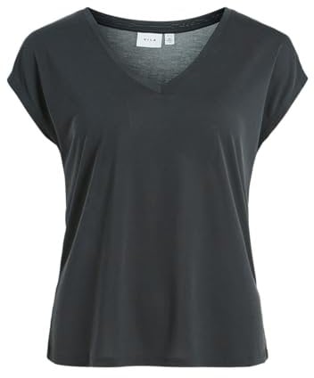 Vila Damen Shirt DALA schwarz M