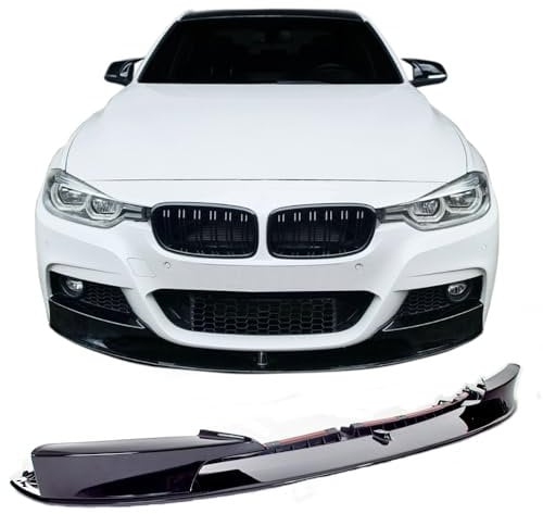 JOM 5111400-2JOM Frontspoiler Frontspoilerlippe Frontflap Spoiler Splitter schwarz glänzend+ABE+ passend für F30, F31, 10/2011-2019