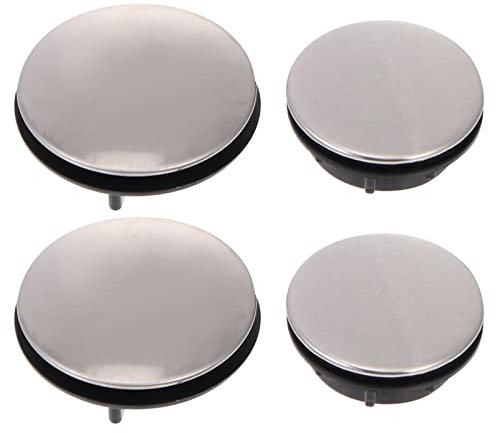 Cabilock 4 Pièces Cache-trou Pour Robinet De Lavabo Accessoire Évier Cache-trou Pour Robinet Évier Bouchon Pour