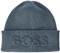 BOSS Herren Afox Beanie, Open Green375, Einheitsgröße EU