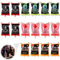 16 Stück Halloween Trinkgefäß Blutbeutel, Blutspendebeutel, Getränkebeutel, Blutbeutel für Getränke, Cosplay Requisiten mit Trichter, Blutige Patterns Getränkebeutel für Halloween Cosplay Zombie Party