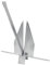 NIDAYE Boat Anchor Kit - Hot-Dipped Galvanized Steel, 6kg Rotating Claw Anchor With 2m Chain and 30m Rope for Pontoon, Sailboat, Yachts up to 9.5m