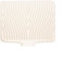 Sileduove Tapete de secado de platos, tapete de secado de cocina de silicona, tapete escurridor de tabla de drenaje de Flume, tapete escurridor de vajilla, posavasos para el hogar (beige)