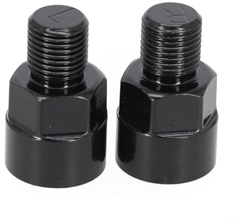 1/2 Zoll auf 9/16 Zoll Pedaladapter, konvertiert Kurbeln und Pedale, Konstruktion aus Aluminiumlegierung