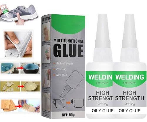 Extensivek Ex01 Glue,Welding High-Strength Oily Glue,Oily Glue Universal Super Glue Gel,Extensivek Glue, Instant Bonding, Strong Adhesion, Repairs Last Long Time for Metal, Wood (2 Pcs)