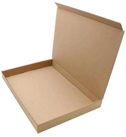 Laptop Boxes for Shipping, Postage, Packing - Size 46 x 34 x 5 cm - Easy Assembly and No Tape Needed
