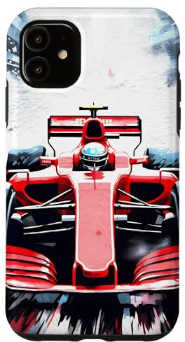 iPhone 11 -Speed Racing Car Adrenaline Formula Car Art Race Case